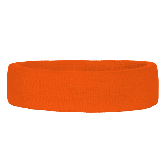Orange Custom Sports Headbands No Minimum